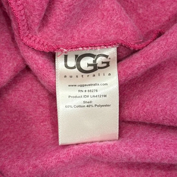 UGG Robe Womens XL Hot Pink Duffield II RN 88276 Pockets Warm Belted Long GUC